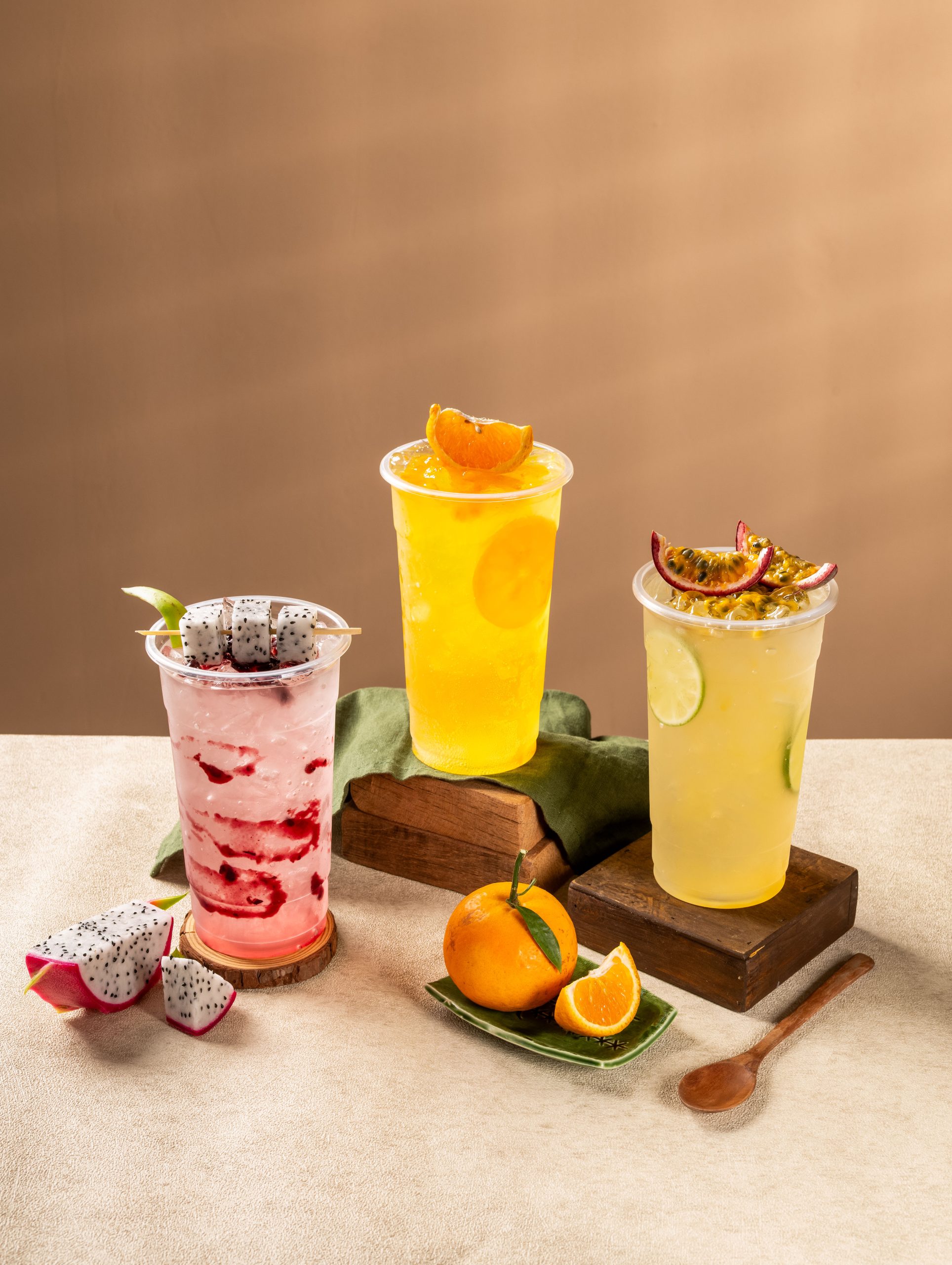 Ảnh bộ đồ uống được styling cho menu, social và nội dung thương mại F&B